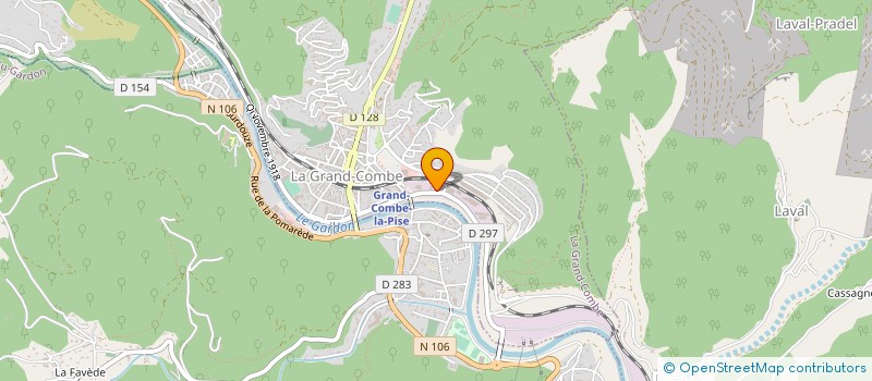 localisation de l'entreprise LABO TECHNIQUE  LA GRAND-COMBE