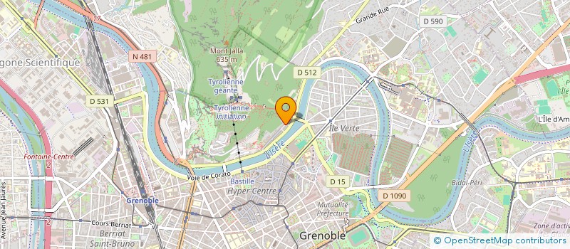 localisation de l'entreprise LABO TOPIK  GRENOBLE