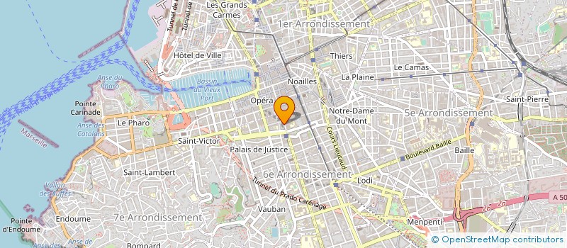 localisation de l'entreprise LABO URBAIN à MARSEILLE