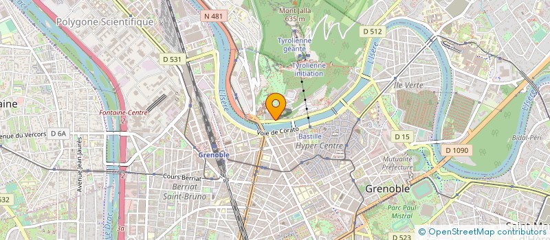 localisation de l'entreprise LABO-VELO GRENOBLE à GRENOBLE