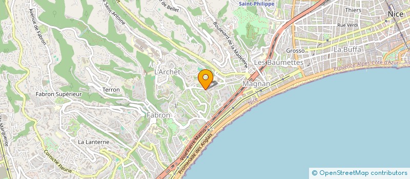 localisation de l'entreprise LABOBIS à NICE