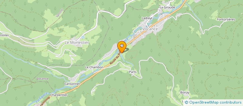 localisation de l'entreprise LABOCANCE  VILLEVOCANCE