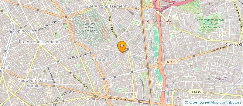 localisation de l'entreprise LABOCAST à PARIS