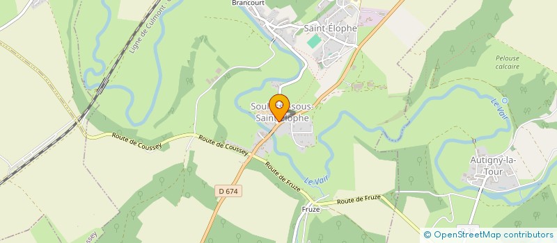 localisation de l'entreprise LABOCE ENTREPRISE  SOULOSSE-SOUS-SAINT-ELOPHE