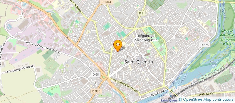 localisation de l'entreprise LABOCROC à SAINT-QUENTIN
