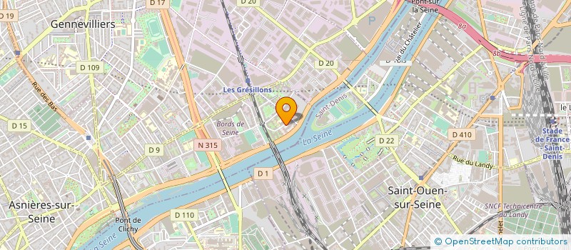 localisation de l'entreprise LABODERM à ASNIERES-SUR-SEINE