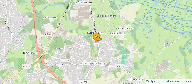 localisation de l'entreprise LABODHI à HAUTE-GOULAINE