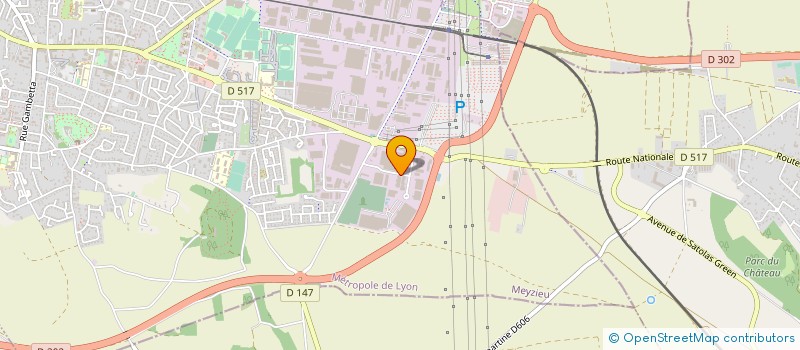 localisation de l'entreprise LABODIFF  MEYZIEU