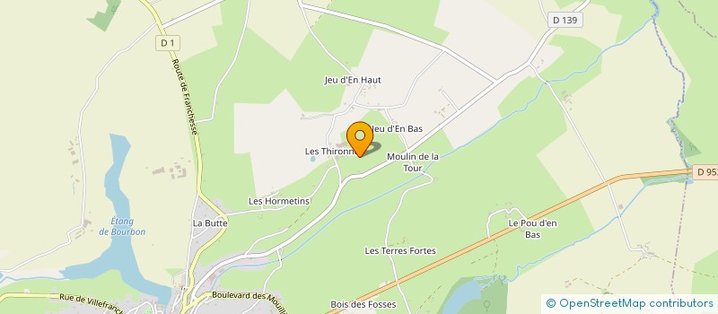 localisation de l'entreprise LABOFB à BOURBON-L ARCHAMBAULT