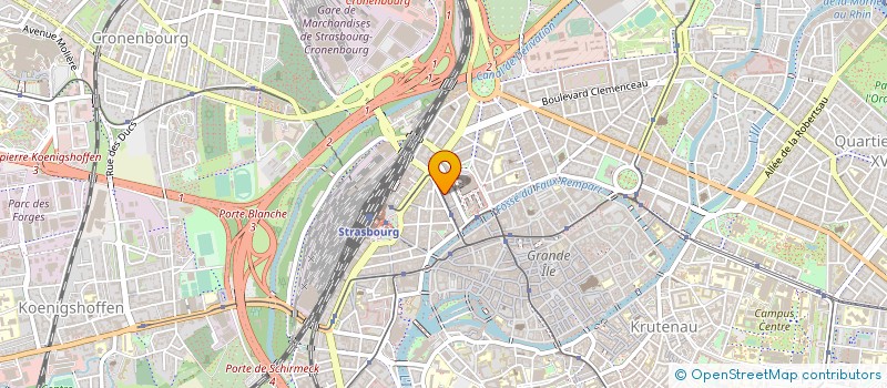 localisation de l'entreprise LABOGRAPHE à STRASBOURG