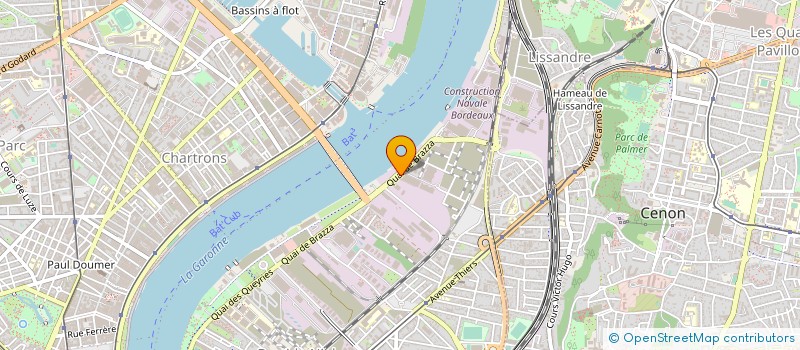 localisation de l'entreprise LABOGRAVURE à BORDEAUX
