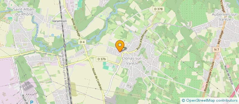 localisation de l'entreprise LABOIS IMMO  CLONAS-SUR-VAREZE