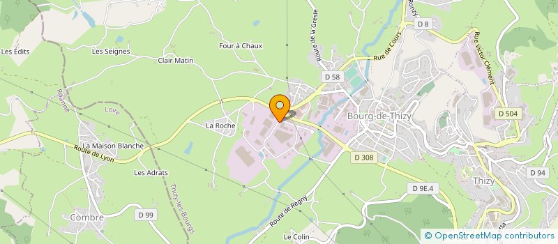 localisation de l'entreprise LABOJAL à THIZY-LES-BOURGS