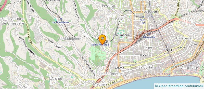 localisation de l'entreprise LABOLLA  NICE