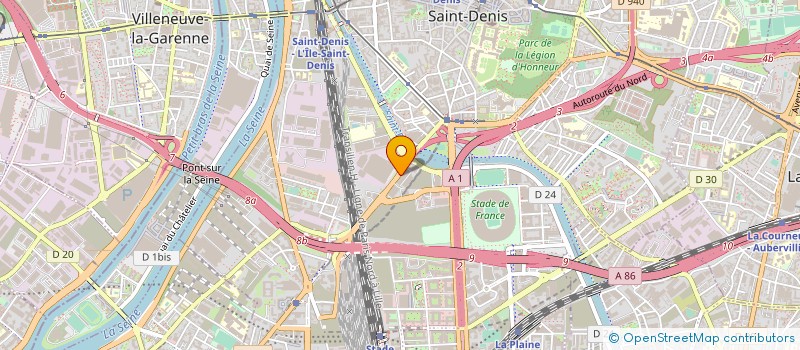 localisation de l'entreprise LABOMAT ESSOR à SAINT-DENIS