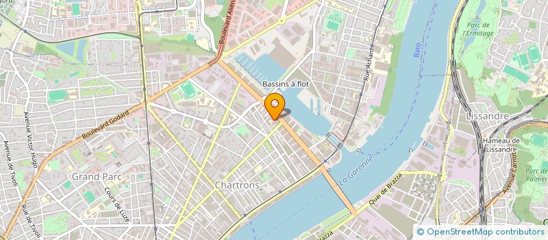 localisation de l'entreprise LABONWAR MUSIC à BORDEAUX