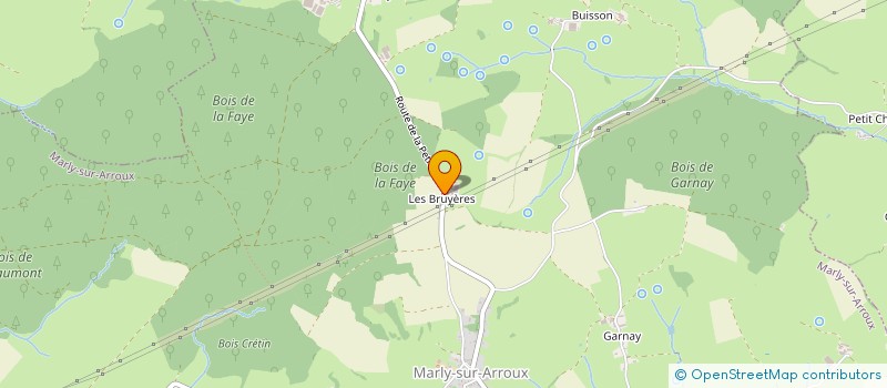 localisation de l'entreprise LABOPIN JEAN MARC ET CLEMENT  MARLY-SUR-ARROUX