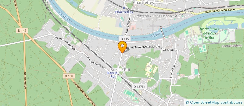 localisation de l'entreprise LABOPTIC  BOIS-LE-ROI