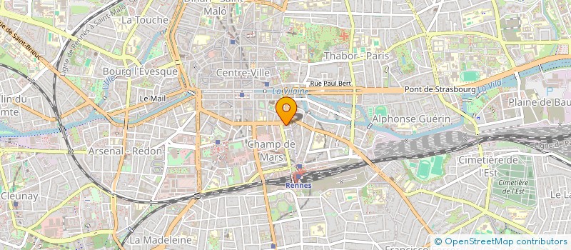 localisation de l'entreprise LABOR ANALY BIOLO MEDICALE à RENNES