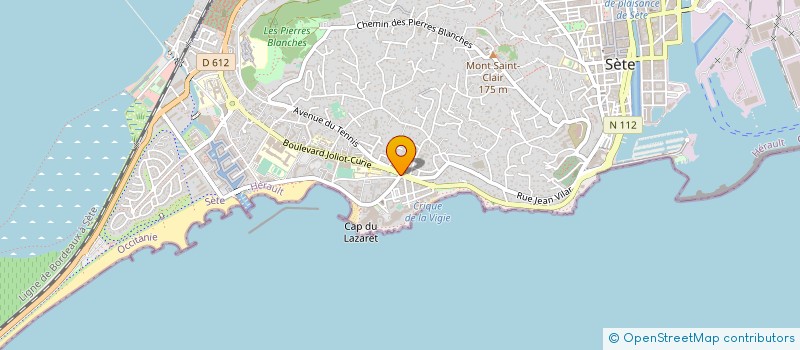localisation de l'entreprise LABOR ANALY MEDICA DE CORNICHE à SETE