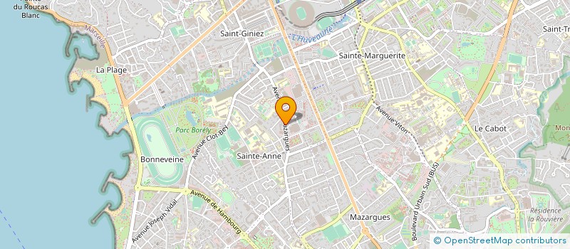 localisation de l'entreprise LABOR ANALYS MEDIC MESPIEDRE & ASSOCIES à MARSEILLE