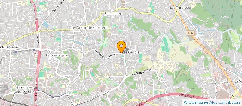 localisation de l'entreprise LABORA à MARSEILLE