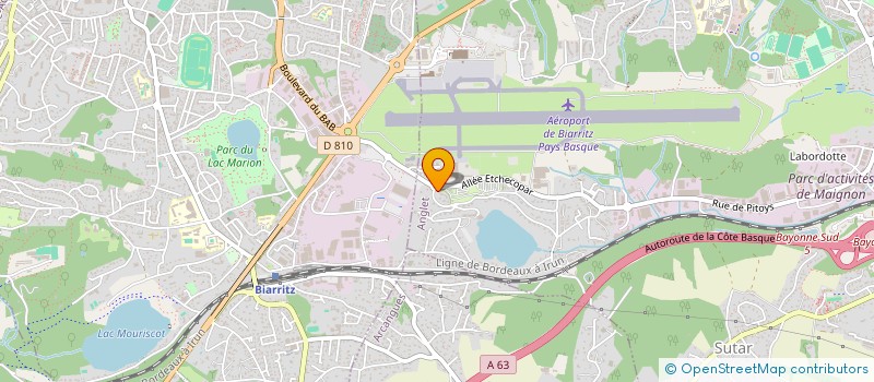 localisation de l'entreprise LABORARE CONSULT  ANGLET