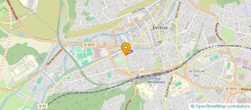 localisation de l'entreprise LABORAT ANALYS MEDIC EMERY GAVET TEXIER à EVREUX