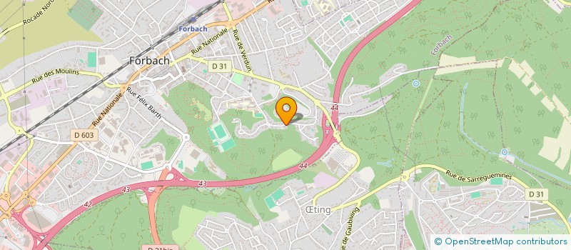 localisation de l'entreprise LABORATION ART COMPANY  FORBACH