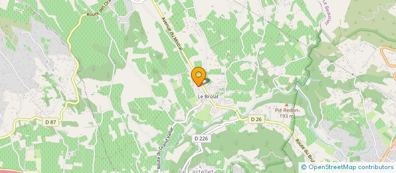 localisation de l'entreprise LABORATOIR BIOCEL à LE CASTELLET