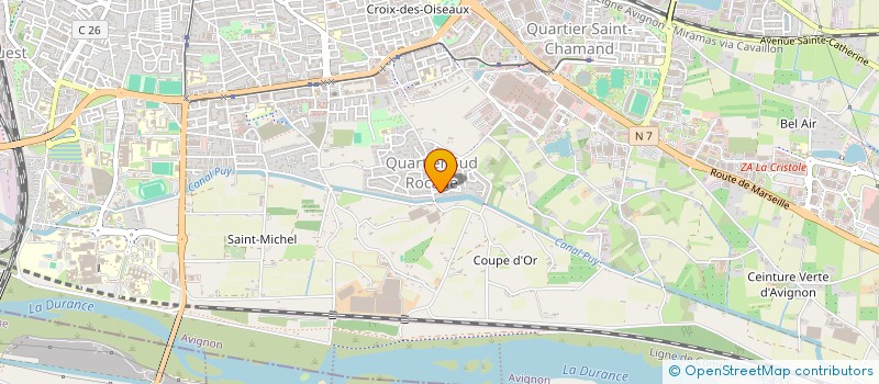 localisation de l'entreprise LABORATOIRE 4E  AVIGNON