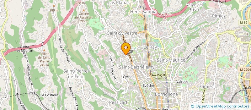 localisation de l'entreprise LABORATOIRE 6-7 à NICE