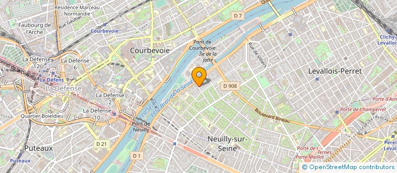 localisation de l'entreprise LABORATOIRE A à NEUILLY-SUR-SEINE