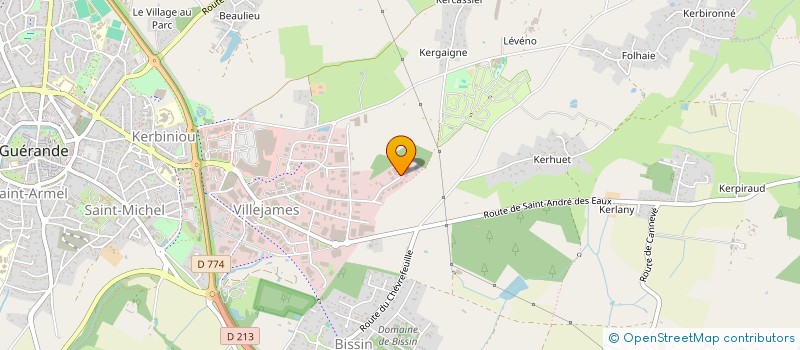 localisation de l'entreprise LABORATOIRE AFFYLIANCE à GUERANDE