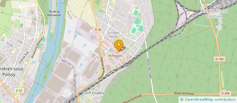 localisation de l'entreprise LABORATOIRE ALGRANT  POISSY