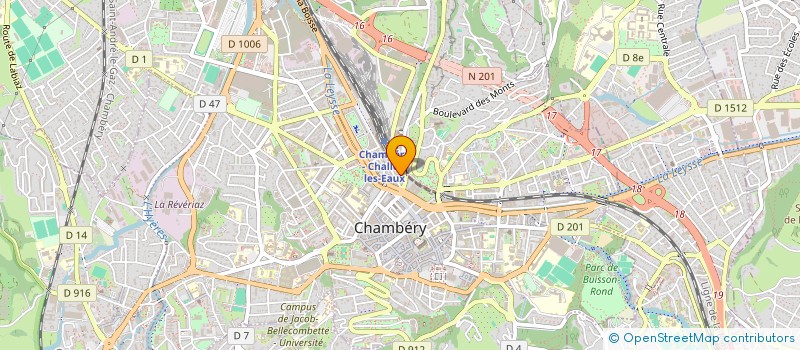localisation de l'entreprise LABORATOIRE ALM à CHAMBERY