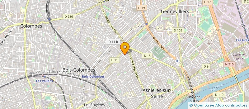 localisation de l'entreprise LABORATOIRE AMETHYSTE à ASNIERES-SUR-SEINE