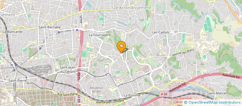 localisation de l'entreprise LABORATOIRE ANALYSES MEDICALES CONTESTIN à MARSEILLE