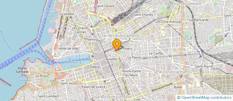 localisation de l'entreprise LABORATOIRE ANALYSES MEDICALES GARIBALDI à MARSEILLE