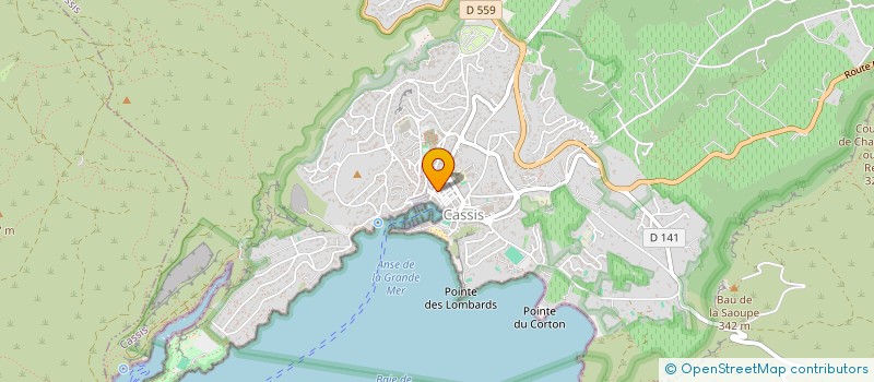 localisation de l'entreprise LABORATOIRE ANALYSES MEDICALES LAIRE à CASSIS
