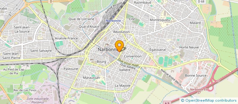 localisation de l'entreprise LABORATOIRE ANDRE ET FRANCHI à NARBONNE