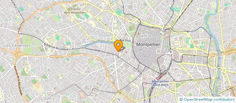localisation de l'entreprise LABORATOIRE BAINS DE JOUVENCE à MONTPELLIER