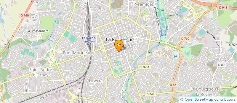 localisation de l'entreprise LABORATOIRE BARREAU à LA ROCHE-SUR-YON