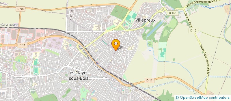 localisation de l'entreprise LABORATOIRE BENOIT à VILLEPREUX