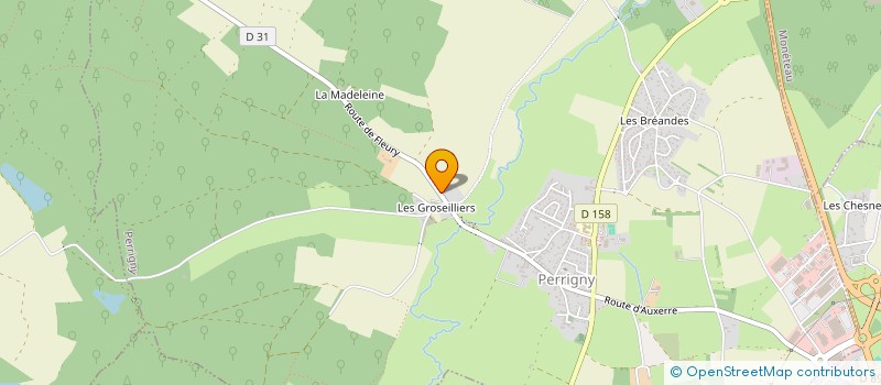 localisation de l'entreprise LABORATOIRE BENOIT ANTOINE  PERRIGNY