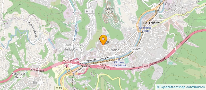 localisation de l'entreprise LABORATOIRE BERMOND à NICE