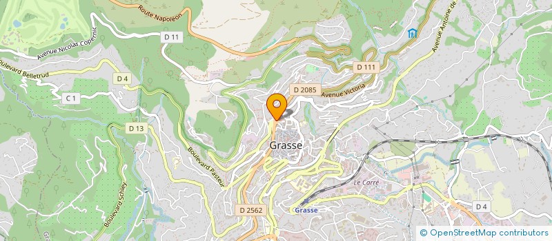 localisation de l'entreprise LABORATOIRE BIO MEDICALE BARTOLOZZI à GRASSE