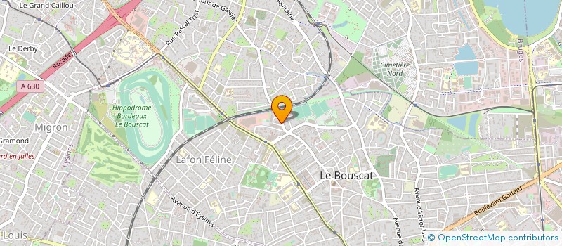 localisation de l'entreprise LABORATOIRE CAP  LE BOUSCAT
