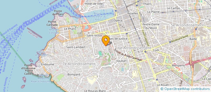 localisation de l'entreprise LABORATOIRE CAROLE MADAR à MARSEILLE