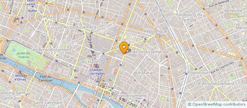 localisation de l'entreprise LABORATOIRE CBP à PARIS